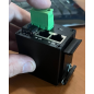 Micro mini convertisseur 2 ports 10/100/1000 PoE 1 port sfp alim 230 intégrée