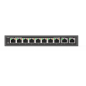 SWITCH 8 ports 100 Mbps + 2 ports de liaison montante 1000 Mbps,8 ports POE/POE+
