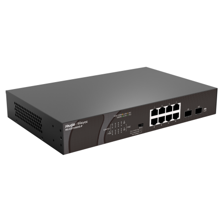 SWITCH 8 PORTS CUIVRE DE 1 000 M ET 2 PO RTS SFP DE LIAISON MONTANTE DE 1 000 M  Gamme de switchs Reyee 136,30 €Gamme de swit...