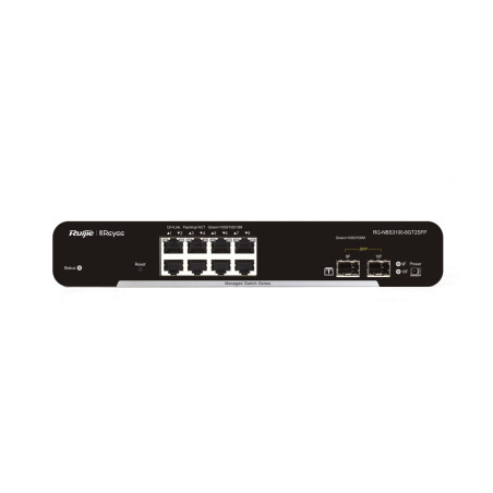 SWITCH MANAGEABLE 8 PORTS GIGABIT L2, 8 P ORTS GIGABIT RJ45, 2 EMPLACEMENTS SFP