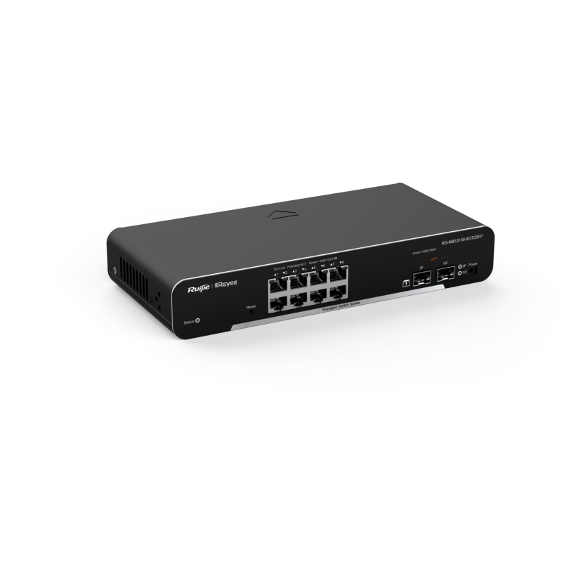 SWITCH MANAGEABLE 8 PORTS GIGABIT L2, 8 P ORTS GIGABIT RJ45, 2 EMPLACEMENTS SFP