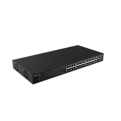 SWITCH 24 PORTS BASE-TX 10/100MBPS (POE, BUDGET POE MAX : 370W), 2*10/100/1000MB