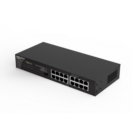 SWITCH EN MÉTAL NON MANAGEABLE AVEC 16 PORTS 10/100/1000 BASE-T REYEE