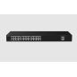 Switch 24 ports GIGABIT SMART : 24 ports Gigabit RJ45, boîtier en acier montable