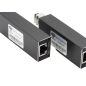 Mini Convertisseur Discreet Lan 1 port 10/100/1000 RJ45 vers 1 port SFP alim usb