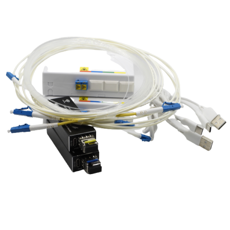kit complet Discreet Lan pour une liaison gigabit de 30 m