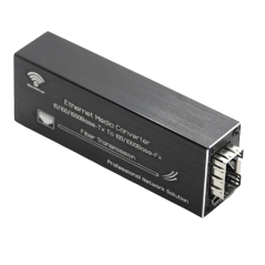 Mini Convertisseur Discreet Lan 1 port 10/100/1000 RJ45 vers 1 port SFP alim usb Discreet Lan ELEMENTS ACTIFS DISCREET LAN 36...