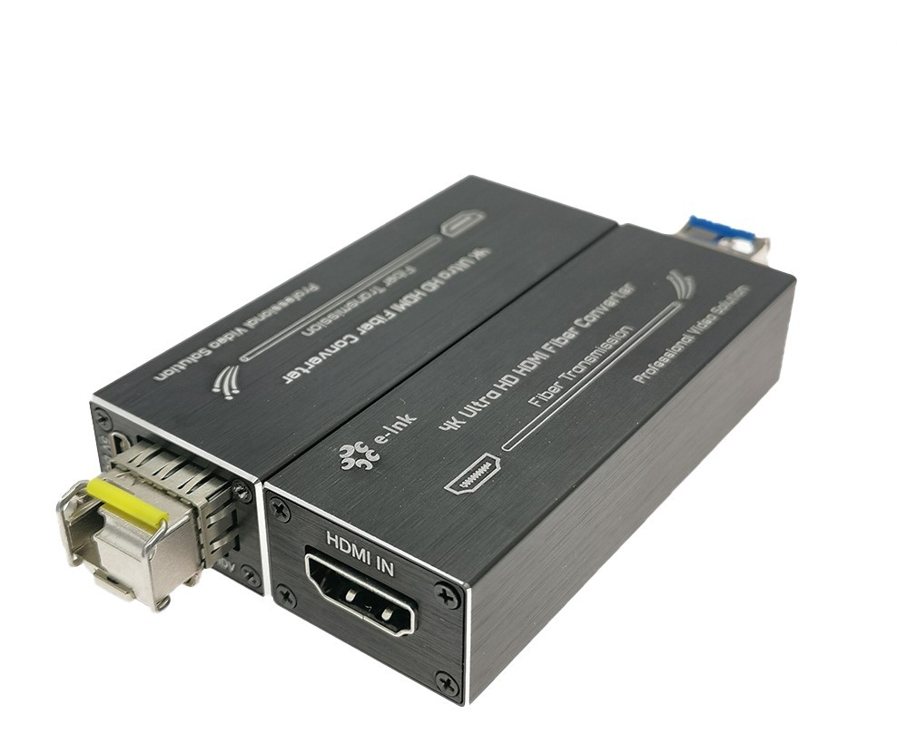 Prolongateur HDMI 4K 10 Gbs1 Fibre Optique Monomode 20 km - Aliment