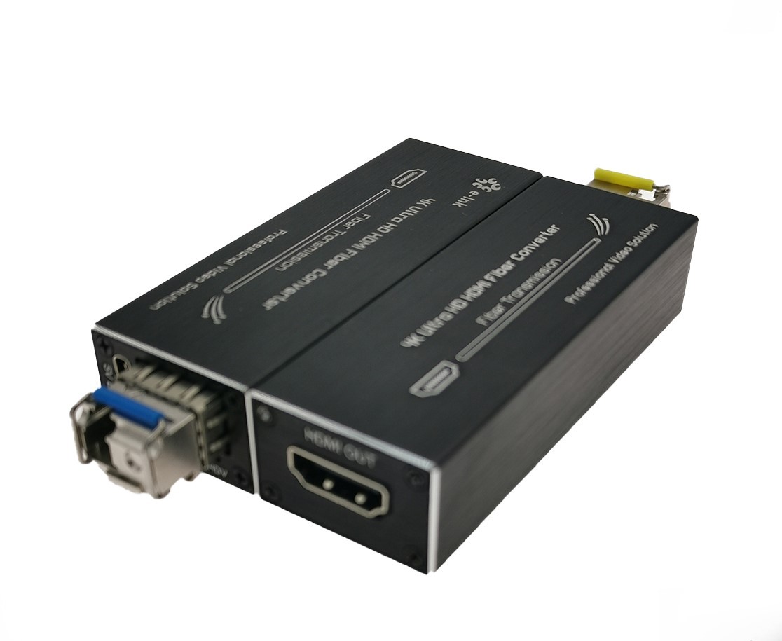 Prolongateur HDMI 4K 10 Gbs1 Fibre Optique Monomode 20 km