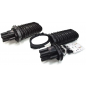 Boitier d'épissurage Optique Dôme 48/60/72 FO (cassettes et accessoires inclus)