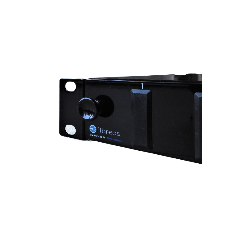 Tiroir optique coulissant vide, capacité 12 SC duplex, noir avec 1 presse étoupe FIBREOS Tiroirs optiques vides 40,48 €Tiroir...
