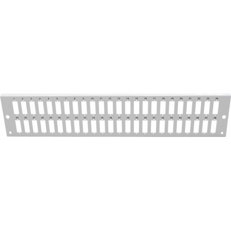 Support traversées 48 SC Duplex pour coffret grand modèle