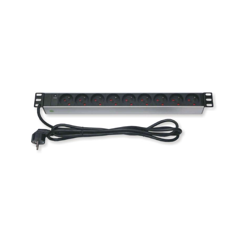 Réglette d'alimentation multiprises 19 - 9 prises 2P + terre BKT Bandeaux de Pc et PDU 36,98 €Bandeaux de Pc et PDU