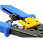 Pince à plug mâle RJ45 traversant