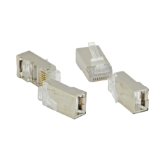 Plug Mâle traversant FTP (blindé) AWG 26 a sertir (X50) pour cable VIP nexans