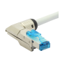 noyau mâle Cat 6a FTP sans outil en angle 90°