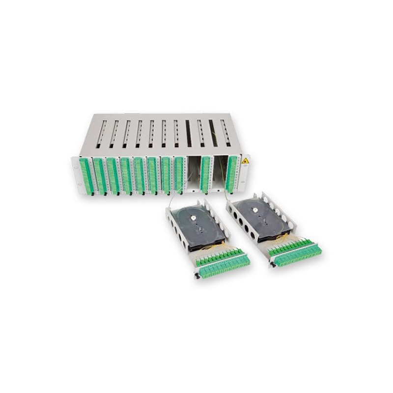 Chassis nu de distribution optique 3 U pour 12 modules  Chassis de distribution optique 19 '' 123,50 €Chassis de distribution...
