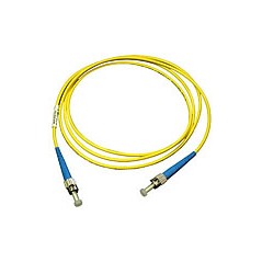 Jarretière optique mono ST/ST simplex jaune 2m  Cordons mono simplex 4,60 €Cordons mono simplex