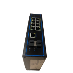 SWITCH INDUSTRIEL 8 PORTS POE 10/100/1000 MANAGE L2 2 PORTS BT