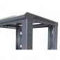 Coffret 19  22 U 600 X 600 (H x L x P) - NOIR RAL 9004 Pose au Sol possible