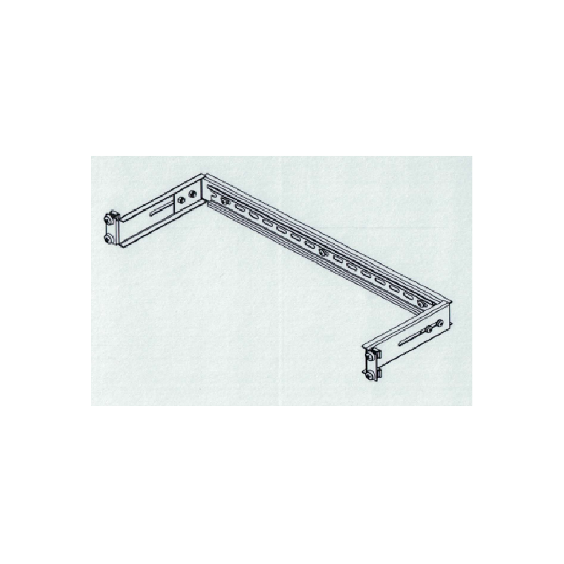 Support 19 Rail DIN Profondeur réglable 100/150mm