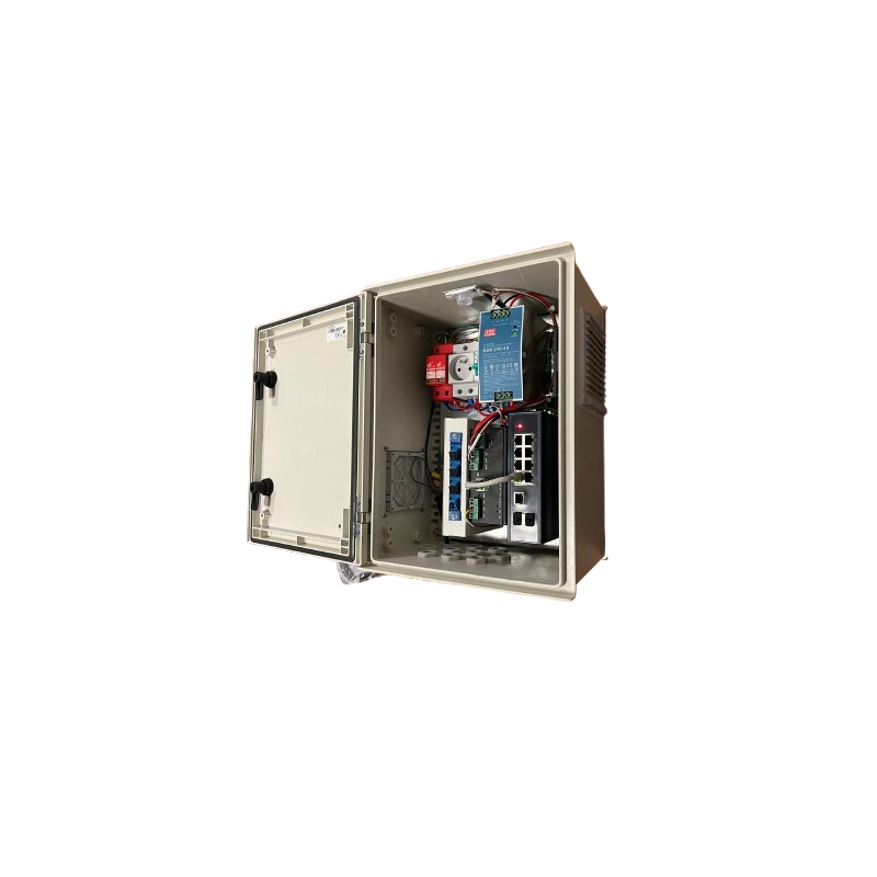 coffret videosurveillance Ready 8 ports POE manageable smart rail din