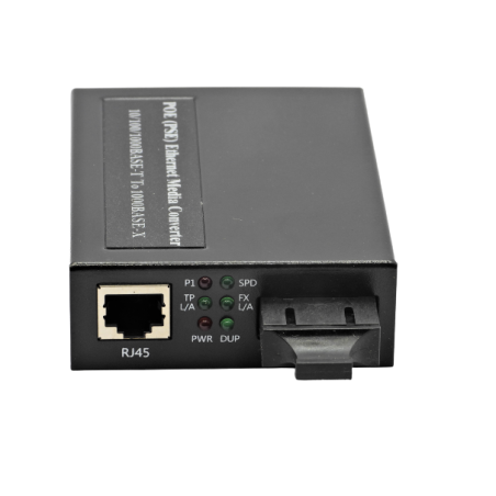 Convertisseur média 10/100 Base Multimode Duplex SC 2 km POE 3af 15,4w