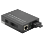 Convertisseur média 10/100/1000 Base Monomode Duplex SC 20 km POE 3af 15,4w