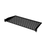Plateau fixe  19 1 U -2 montants- prof.350mm NOIR