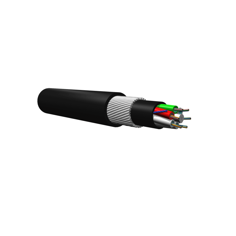 cable 24 fo om3 SWA armé tresse d'acier