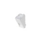 PLASTRON SIMPLE INCLINE 22.5X45 MM BLANC KEYSTONE
