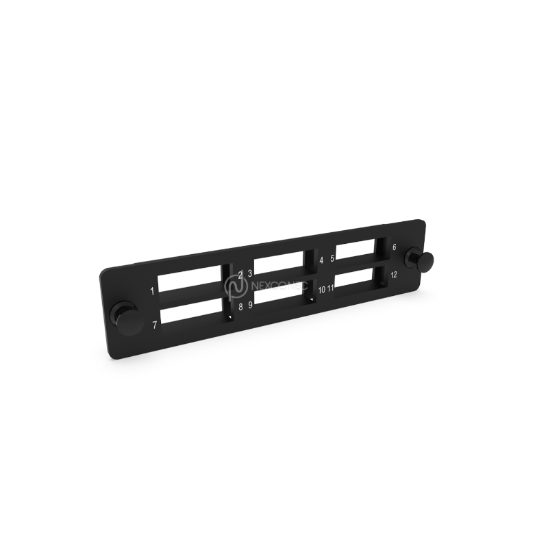 LGX Plaquette d’adaptateur 6 Positions SC DX/LC quad , non-chargé NEXCONEC