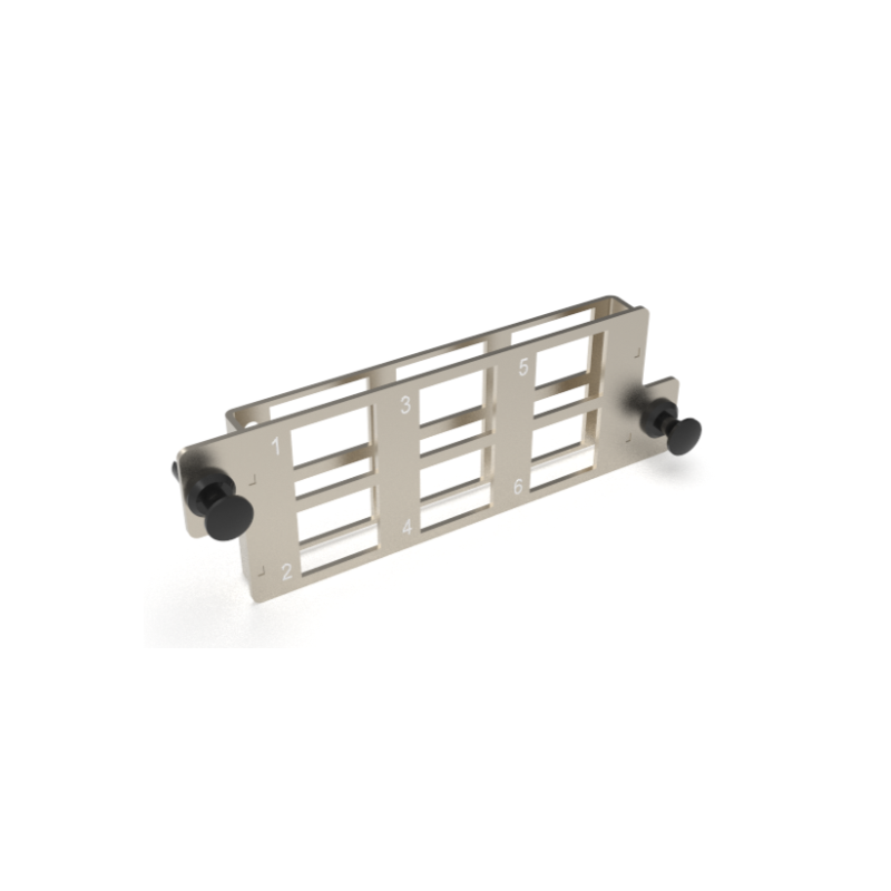 Module HD 6 Ports Embase Keystone Blindé , Vide NEXCONEC