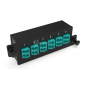 Plaquette HD d’adaptateurs LC 12FO Multi Aqua NEXCONEC