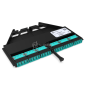 Module de raccordement FIBRE OPTIQUE NGX pour adaptateurs Aqua 24FO LC MM NEXCON