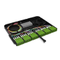 Module d'épissure FIBRE OPTIQUE NGX pour adaptateurs verts 24FO LCA SM Incl. Nat