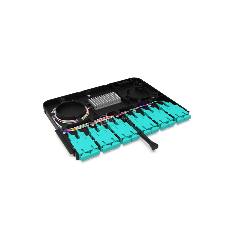 Module d'épissure NGX pour 12FO SC MM Aqua Incl. Nattes OM4 RBS NEXCONEC
