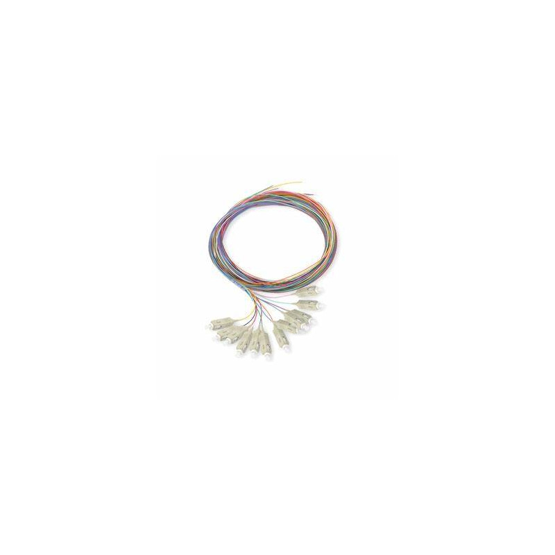 Pack 12 Pigtails couleurs OM1 Easystrip SCPC 2M  900 µm