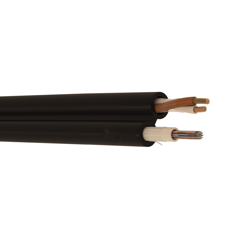 CABLE HYBRIDE ZIP 6 FO MONO ET 2 CONDUCTEUR 2.5 MM2 CUIVRE
