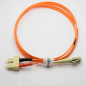 Jarretière optique 50/125 OM2 LC/SC duplex Zipp, orange, LONGUEUR A CHOISIR