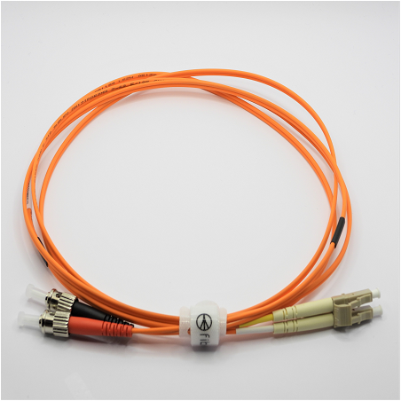 Jarretière optique 62.5/125 OM1 LC/ST Duplex ZIP, orange, LONGUEUR A CHOISIR