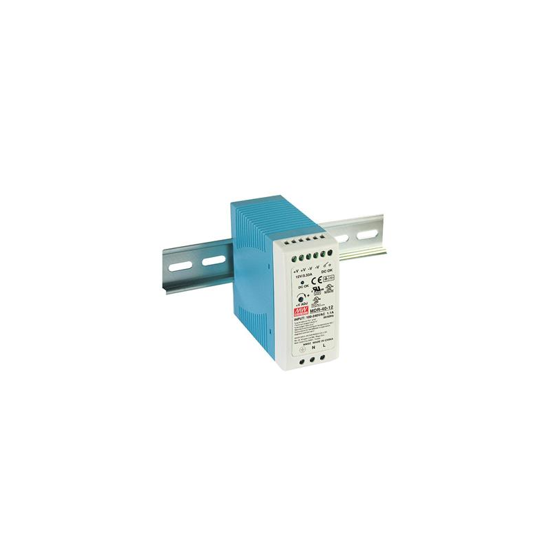 Alimentation  pour switch indus  POE 40W/24V 1.7A Industrielle Din Rail Powe