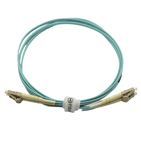 Jarretière optique 50/125 OM3 LC/LC duplex Zipp, turquoise LONGUEUR A CHOISIR  Cordons OM3 7,85 €Cordons OM3