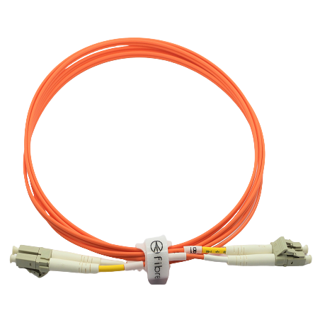 Jarretière optique 50/125 OM2 LC/LC duplex Zipp, orange LONGUEUR A CHOISIR  Cordons OM2 7,76 €Cordons OM2