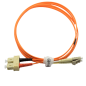 Jarretière optique 50/125 OM2 LC/SC duplex Zipp, orange, LONGUEUR A CHOISIR
