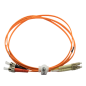 Jarretière optique 50/125 OM2 LC/ST duplex Zipp, orange, LONGUEUR A CHOISIR