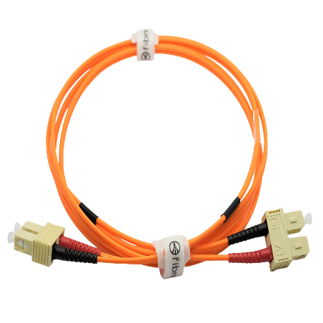 Jarretière optique 50/125 OM2 SC/SC duplex Zipp, orange, LONGUEUR A CHOISIR  Cordons OM2 7,43 €Cordons OM2