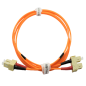 Jarretière optique 50/125 OM2 SC/SC duplex Zipp, orange, LONGUEUR A CHOISIR