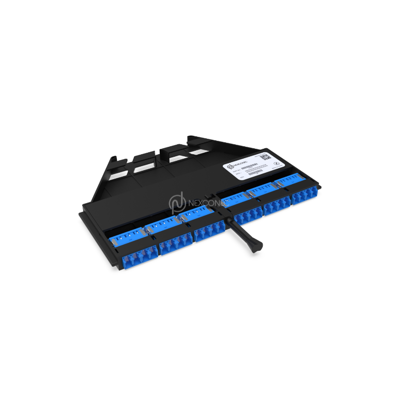Module de brassage FIBRE OPTIQUE NGX pour adaptateurs bleus 24FO LC SM NEXCONEC