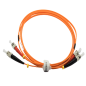 Jarretière optique 50/125 OM2 ST/ST duplex Zipp, orange, LONGUEUR A CHOISIR